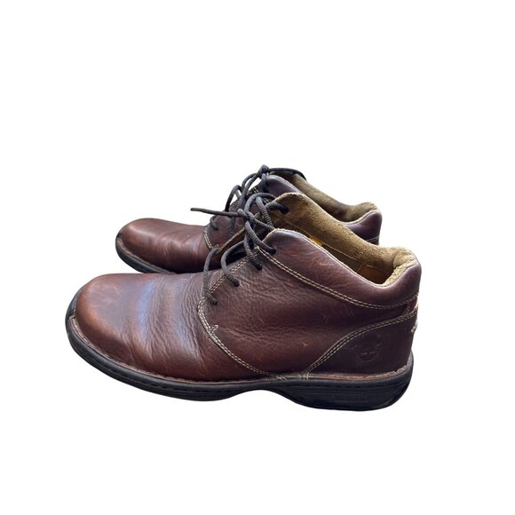 Timberland Mens Brown Leather chukka ankle boots 12M SKU 6833 main image 10